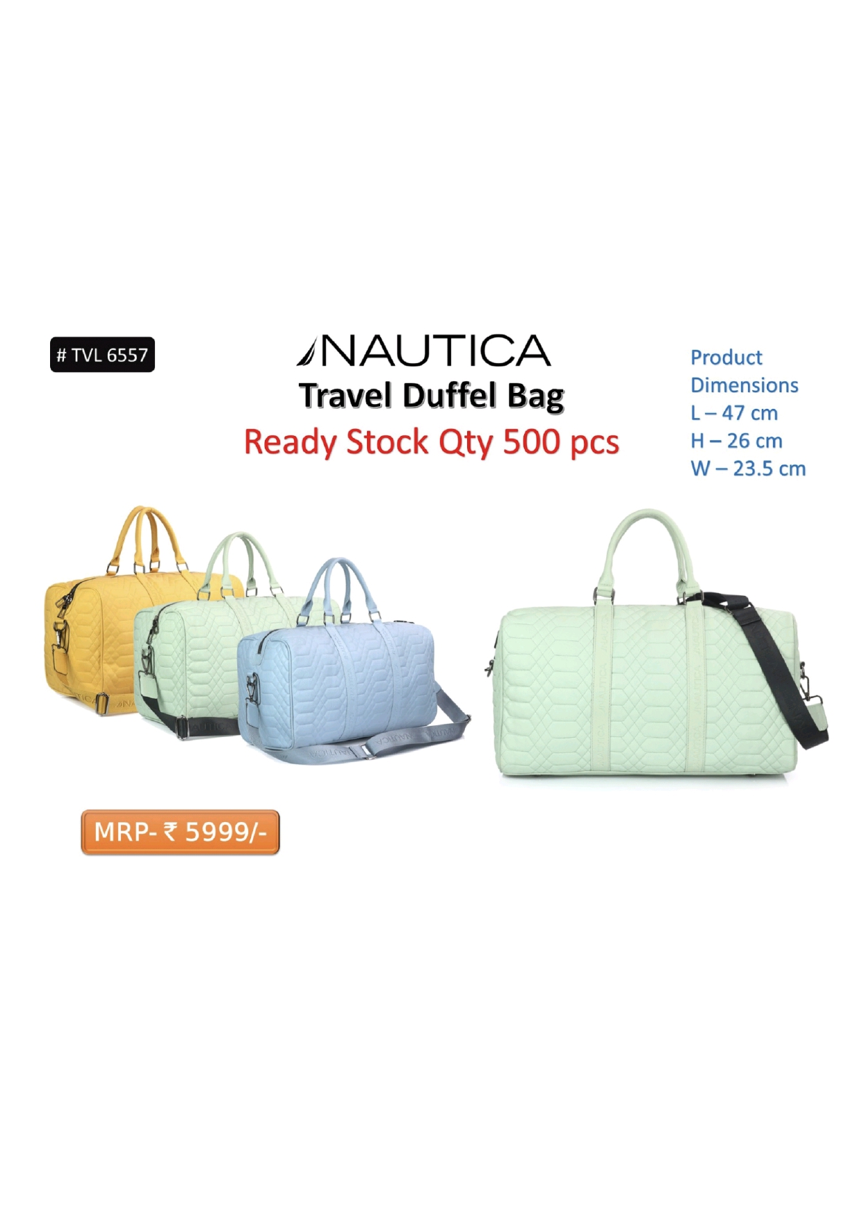 Nautica travel duffel bag one